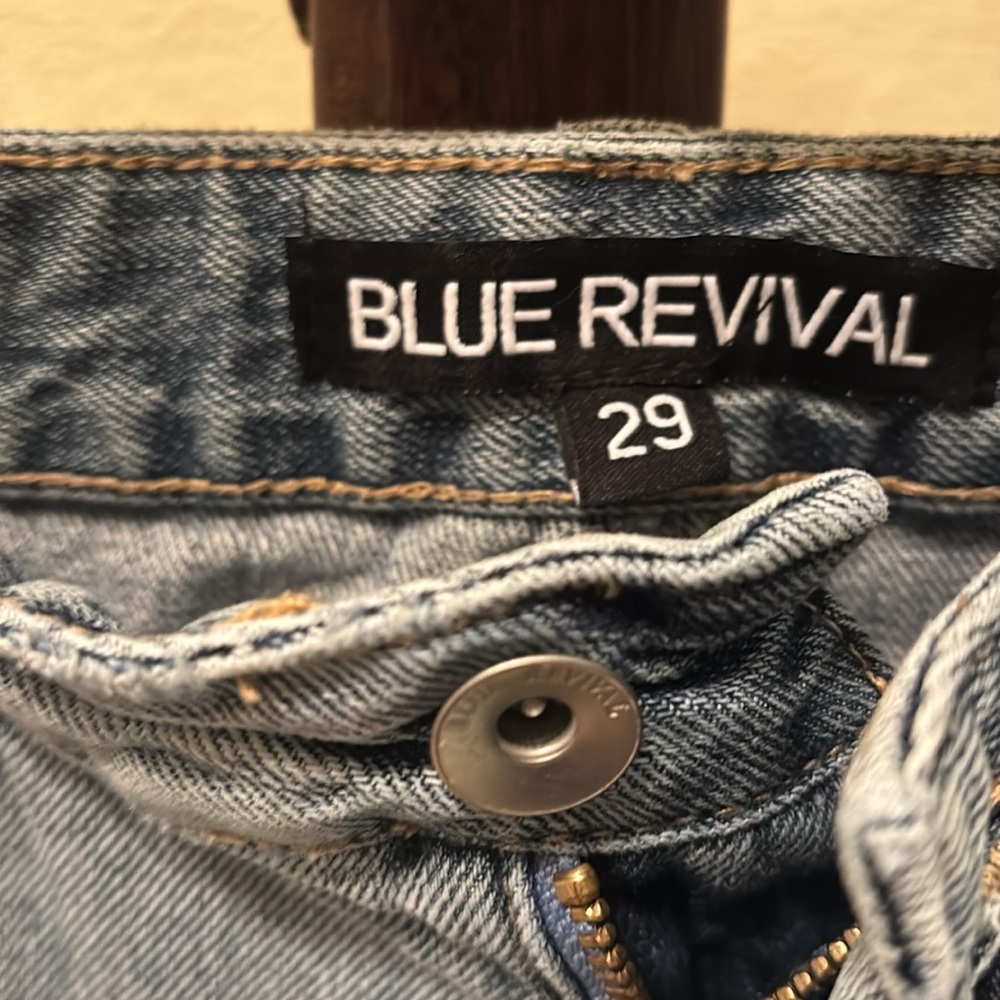 Blue Revival patchwork jeans - Picture 3 of 3